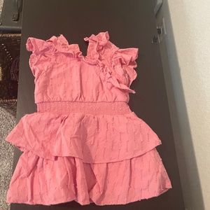 Janie and Jack Pink Eyelet Dress